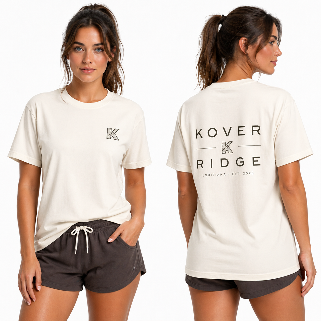 Kover Ridge Unisex Oversized Boxy Tee