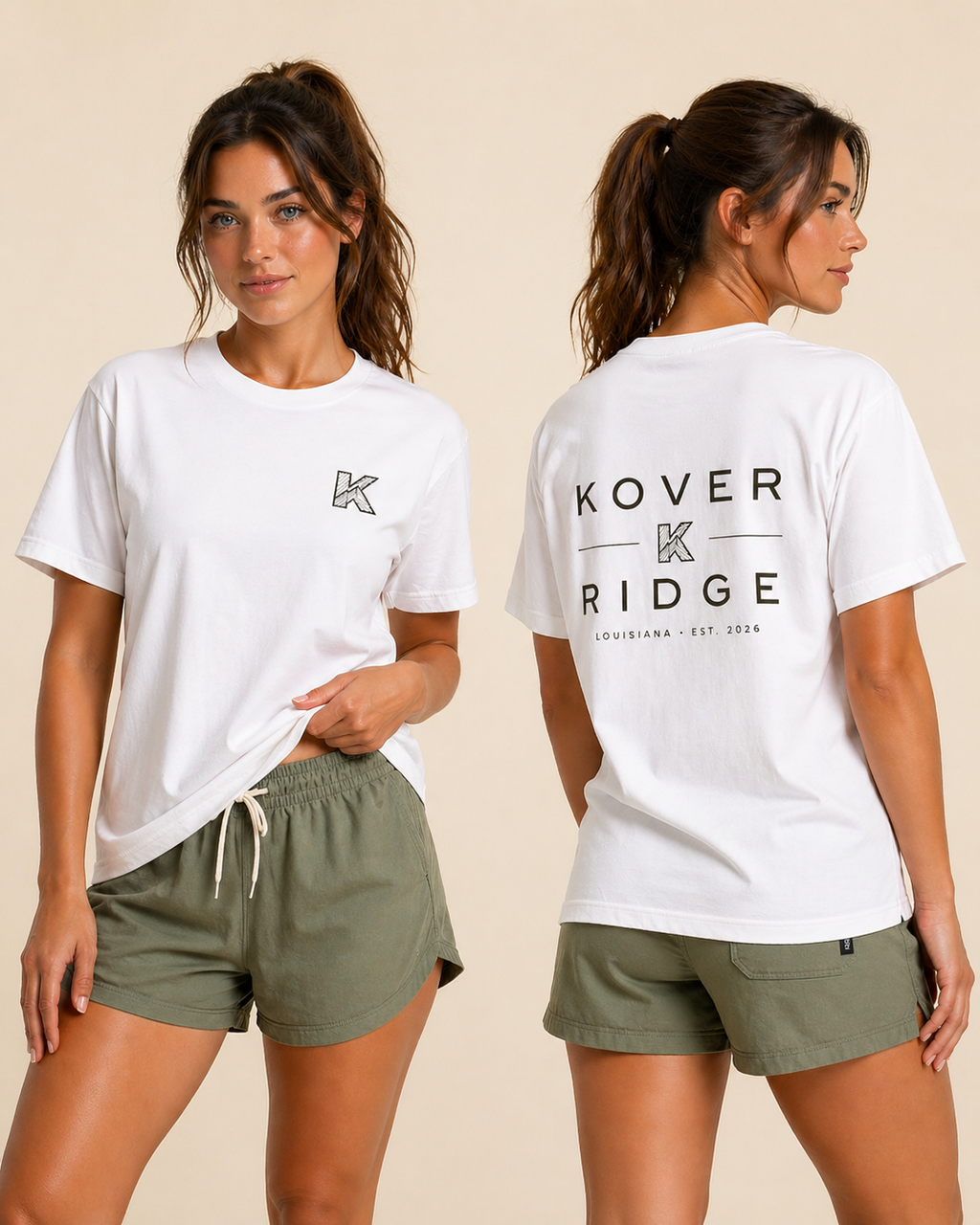 Kover Ridge Unisex Oversized Boxy Tee