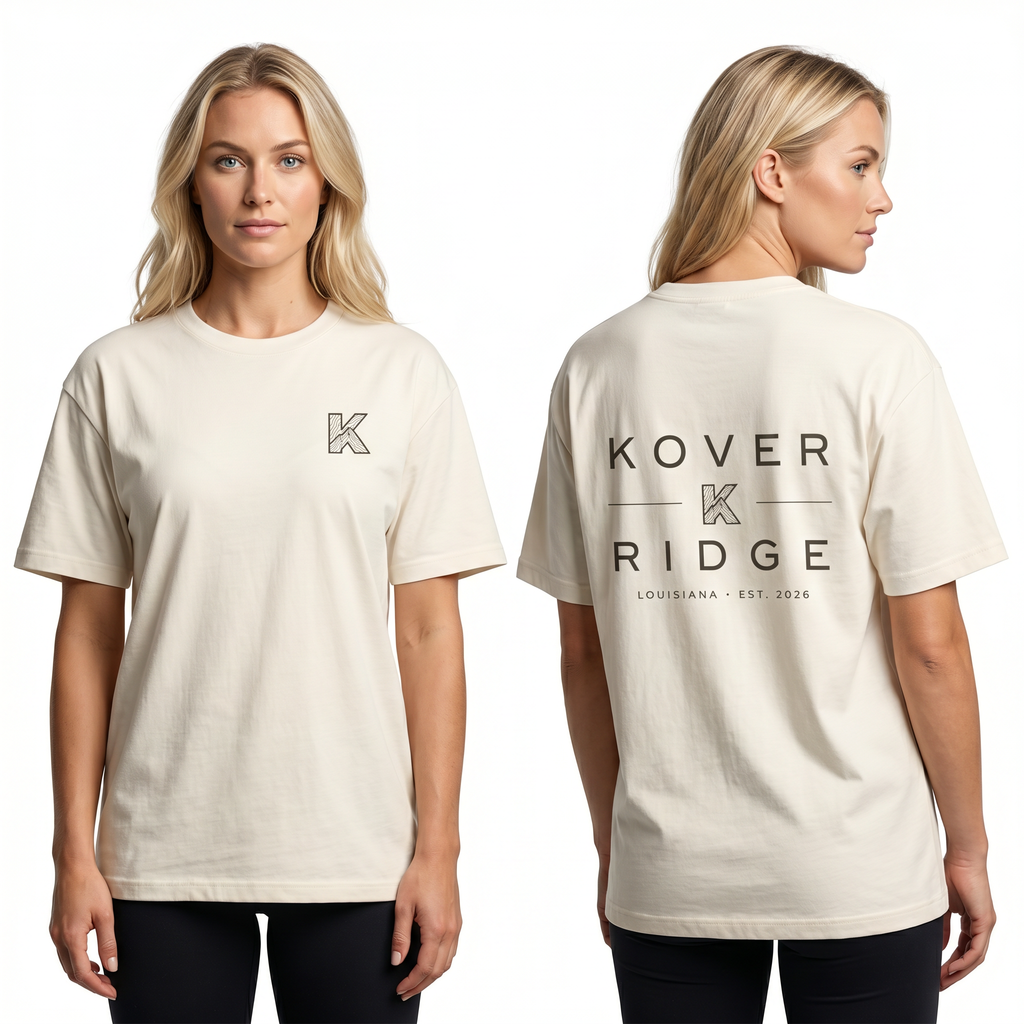 Kover Ridge Unisex Oversized Boxy Tee